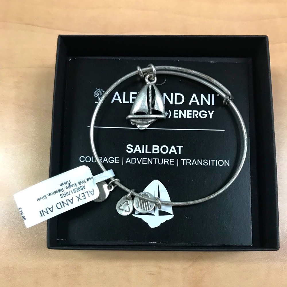 Alex And Ani Sailboat Bracelet Silver